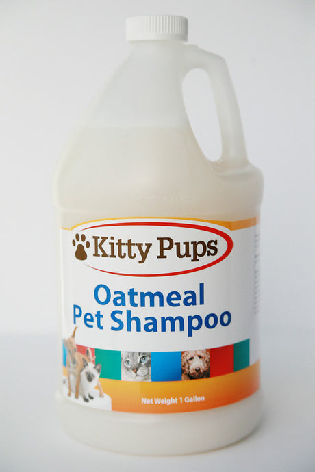 JaniSource KittyPups Natural Oatmeal Pet Shampoo, 1 Gallon 