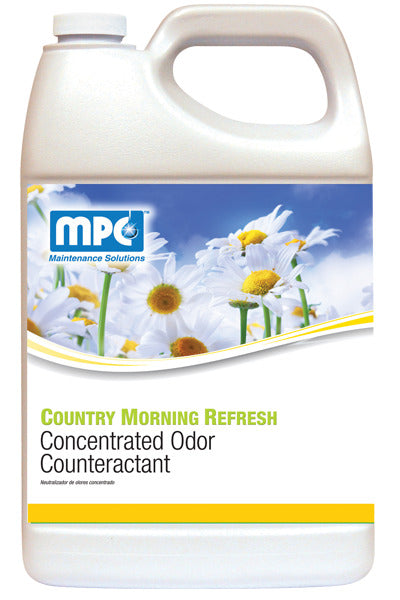MPC Maintenance Solutions Country Morning Refresh Concentrated Odor Counteractant and Smoke Eliminator,  1 Gallon - Case of 4 