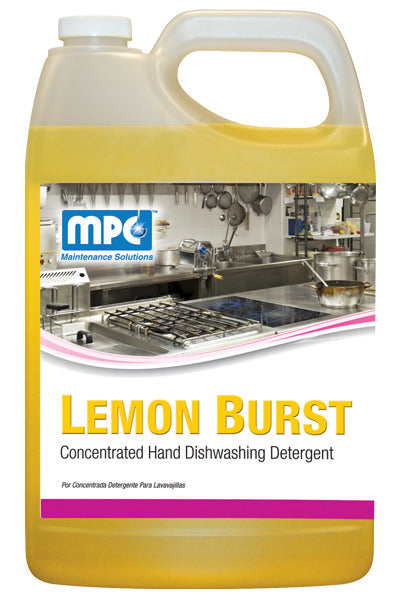 MPC Maintenance Solutions Lemon Burst Concentrated Hand Dishwashing Detergent, 1 gallon - Case of 4 