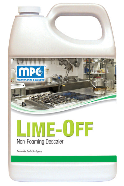 MPC Maintenance Solutions Lime Off: Non-foaming Acid Based Cleaner & Descaler, 2.5 gallon, Case of 2 