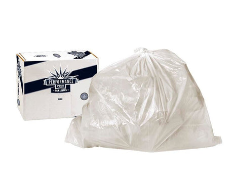  Performance Plus .24 Mil 12-16 Gal High Density Can Liner, 24" x 32", Clear - Case of 1000 