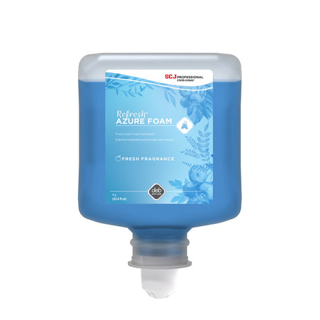 SC Johnson Professional Azure Refresh Foaming Hand Wash, 1 Liter Cartridge, Case of 6 (AZU1L) 