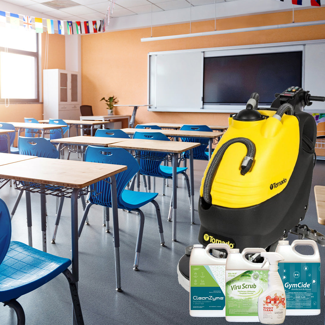 Spring Cleaning Made Easy with Auto Scrubbers and Disinfectants for Schools