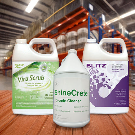 Essential Cleaning Products for Warehouses: Disinfectants, Degreasers, and More