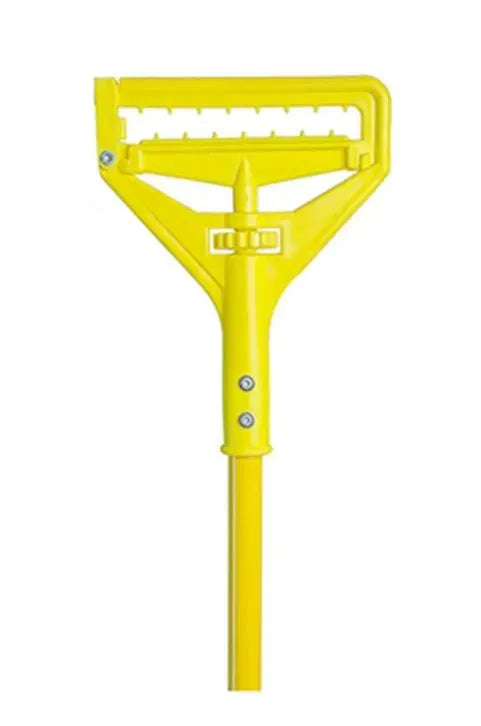 Solid-Slider Fiberglass Mop Handle 60", Yellow