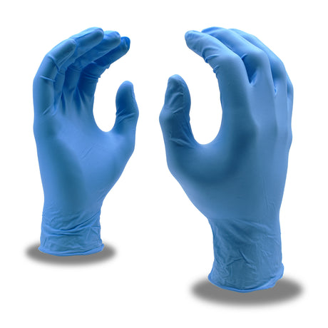 Cordova Multi-Purpose Nitrile Gloves, Powder-Free, Blue, Large, Box of 100 (4095L)