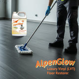 AlpenGlow Luxury Vinyl Floor Restorer, Commercial Use, Gallon