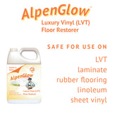 AlpenGlow Luxury Vinyl Floor Restorer, Commercial Use, Gallon