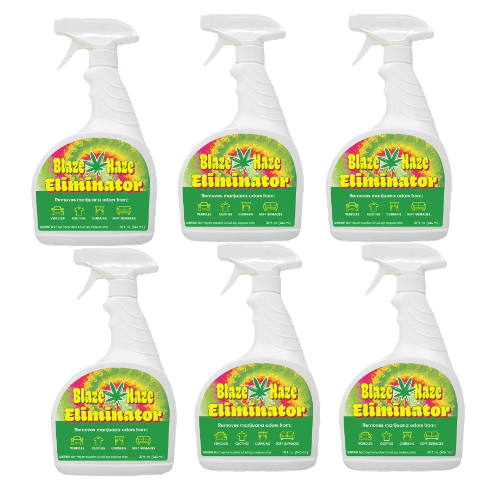 Blaze Haze Eliminator, removes marijuana odors from soft surfaces, 1 Quart