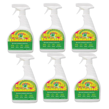 Blaze Haze Eliminator, removes marijuana odors from soft surfaces, 1 Quart