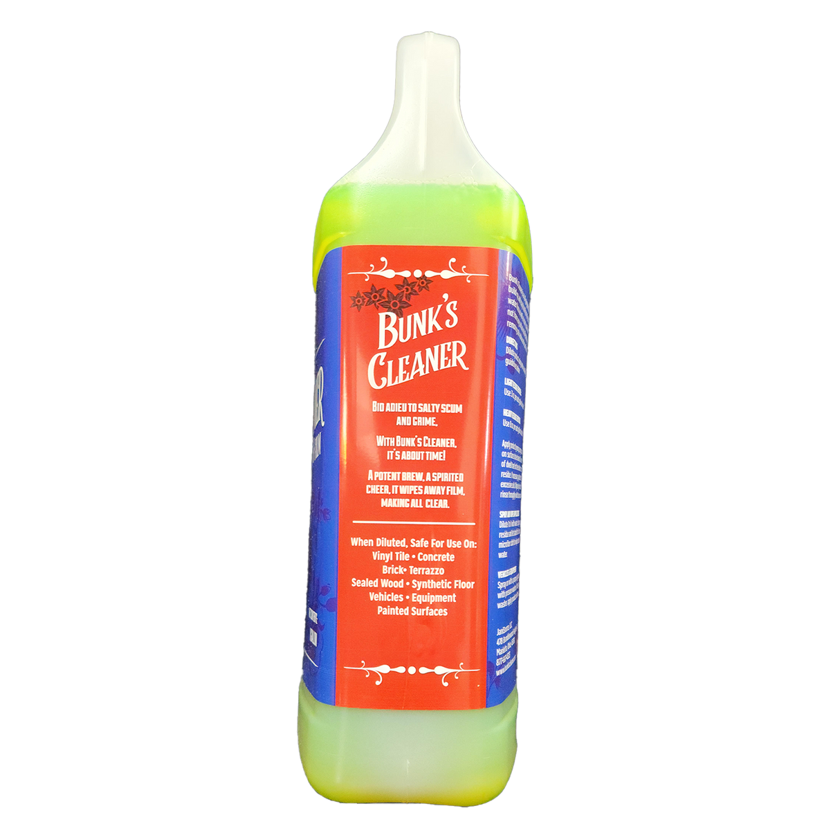 Bunk's Cleaner, Ice Melt Remover & Neutral Floor Cleaner, Gallon