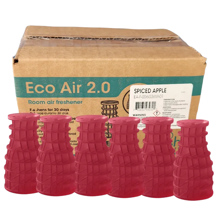 Eco Air 2.0 Refill, 30-Day Air Freshener, Spiced Apple, Box of 6