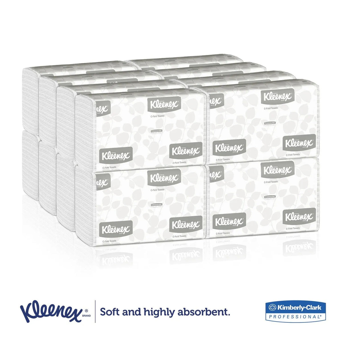 Kimberly-Clark 01500 Kleenex C-Fold Towel, Case of 16