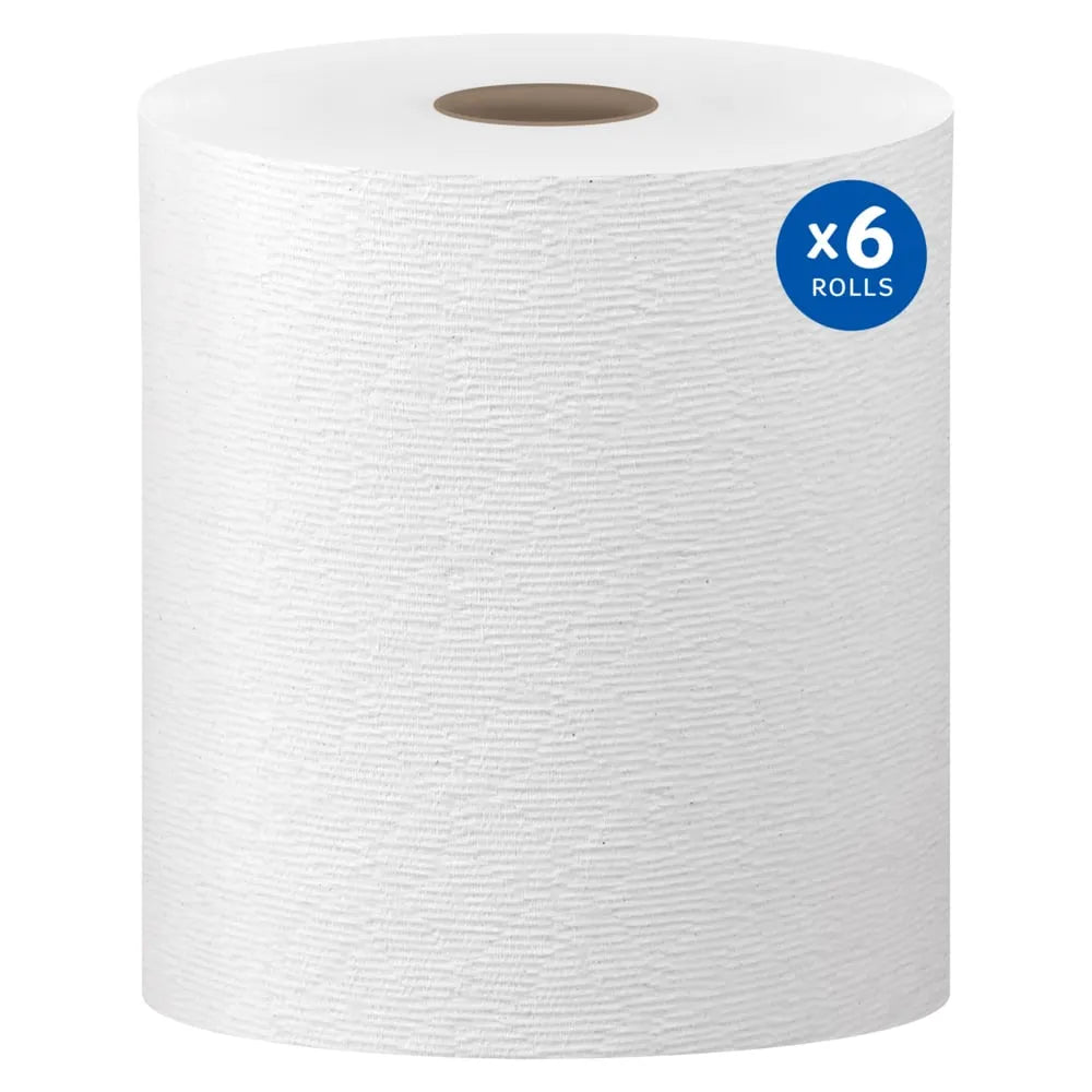 Towels, Hard Roll, KC Scott  Essential 50606, 8x600ft., White, Case of 6