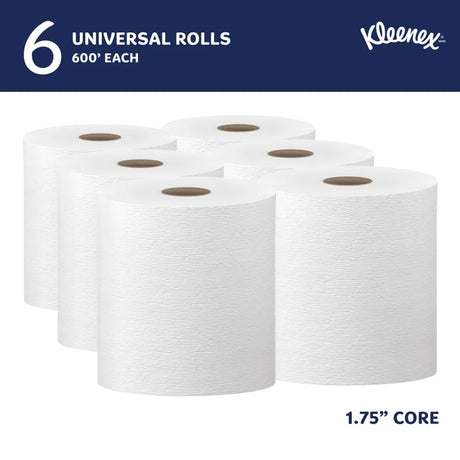 Towels, Hard Roll, KC Scott  Essential 50606, 8x600ft., White, Case of 6