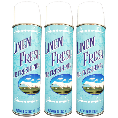 JaniSource Fresh Linen Air Freshener, Aerosol, 10 oz