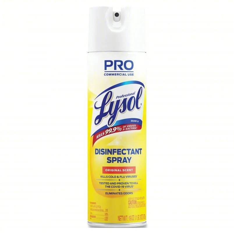 Lysol Disinfectant Spray, Original Scent, 19 oz Aerosol (04650)