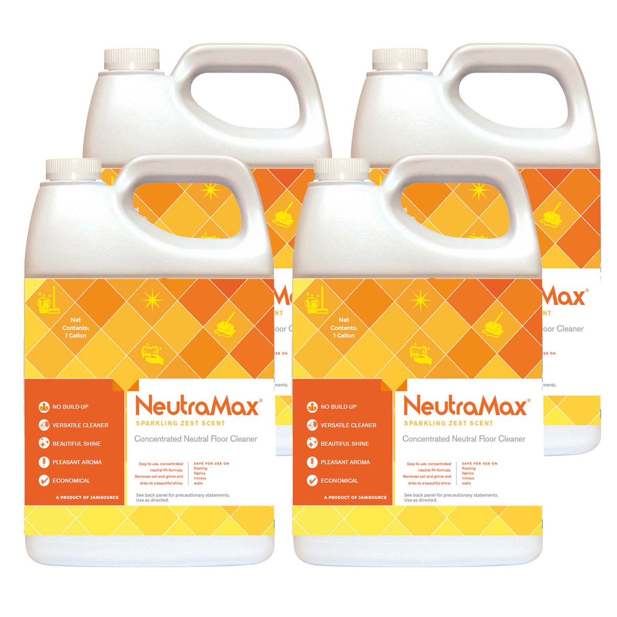 NeutraMax Sparkling Zest Scent Concentrated Neutral Floor Cleaner, Gallon