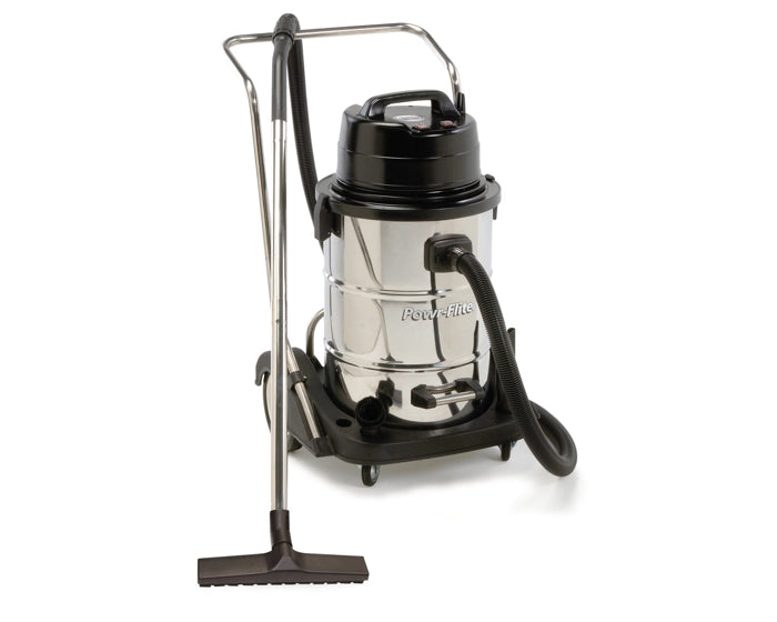 Powr-Flite 20 Gallon Wet Dry Vacuum, Dual Motor with Stainless Steel Tank (PF57)