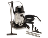 Powr-Flite 20 Gallon Wet Dry Vacuum, Dual Motor with Stainless Steel Tank (PF57)