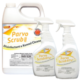ParvoScrub II 1:256 Super Concentrate Kennel Disinfectant, Cleaner, & Deodorant, Kills Human Coronavirus, 1 Gallon