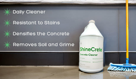 ShineCrete Concrete Cleaner - Concentrated Daily Polished Concrete Floor Maintenance & Protector