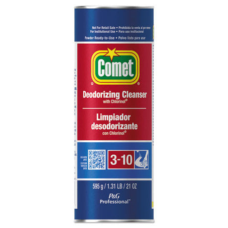  Comet Deodorizing Cleanser with Chlorinol, Powder, 21 oz Canister, Each (32987) 