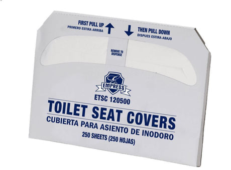 Empress Empress ETSC 120500 Half-Fold Toilet Seat Covers, White Pack of 250
