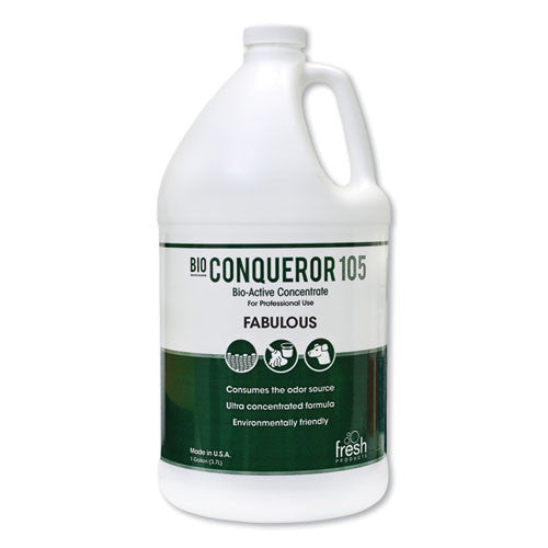  Fresh Products Bio Conqueror 105 Enzymatic Odor Counteractant Concentrate - FRS1BWBLAV 