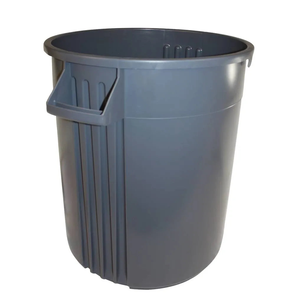 Impact Gator Round Receptacle, 32 Gal, Grey