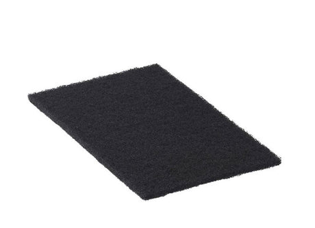  JaniSource 14" x 20" Black Stripping Floor Pad - Case of 5 