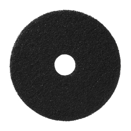  JaniSource 20" Round Stripping Floors Pads, Black, Case of 5 
