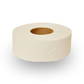  JaniSource 9" Ultra Jumbo Tissue 1000, 2-Ply (Case of 12 Rolls) 