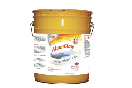 JaniSource AlpenGlow Polyurethane Finish Sealer, 5 Gallon Pail 
