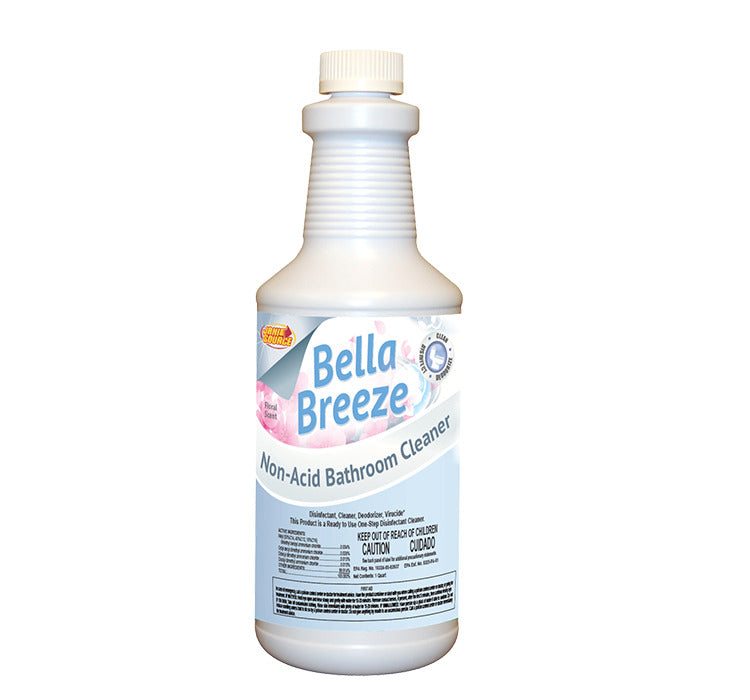 JaniSource BellaBreeze Non-Acid Restroom Cleaner, 1 Quart 