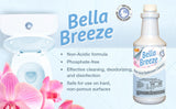 JaniSource BellaBreeze Non-Acid Restroom Cleaner, 1 Quart 