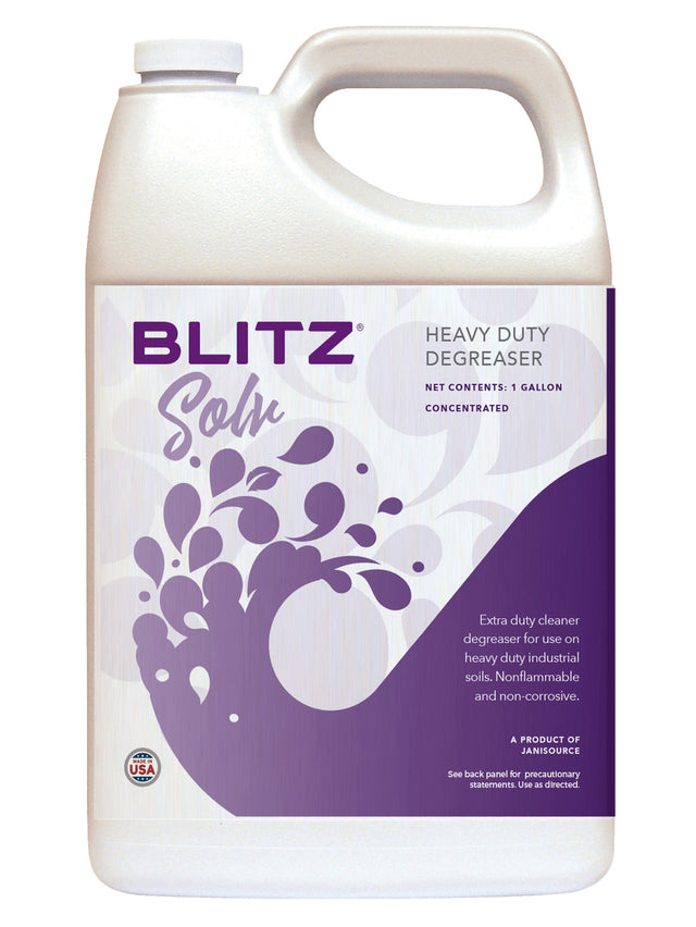 JaniSource BlitzSolv Heavy Duty Degreaser Cleaner 1:20, 1 Gallon 