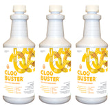 JaniSource ClogBuster Liquid Drain Opener and Clog Remover, Commercial Grade, 1 Quart (3-Pack) 