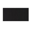 JaniSource Corrugated Vinyl Runner Mat, 1/8" Thick, V Groove, 36"W x 105'L, Blk 