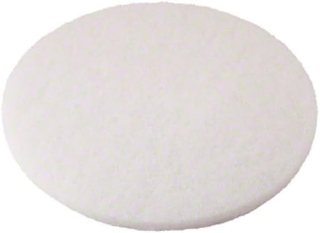  JaniSource Fine White Polishing Floor Pad, 17-Inch Dia (Case of 5) 