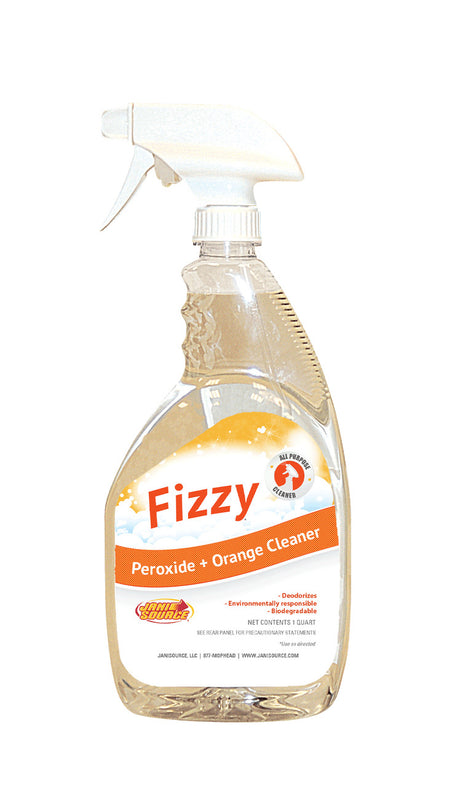 JaniSource Fizzy Peroxide + Orange Cleaner, RTU - Quart (Each) 