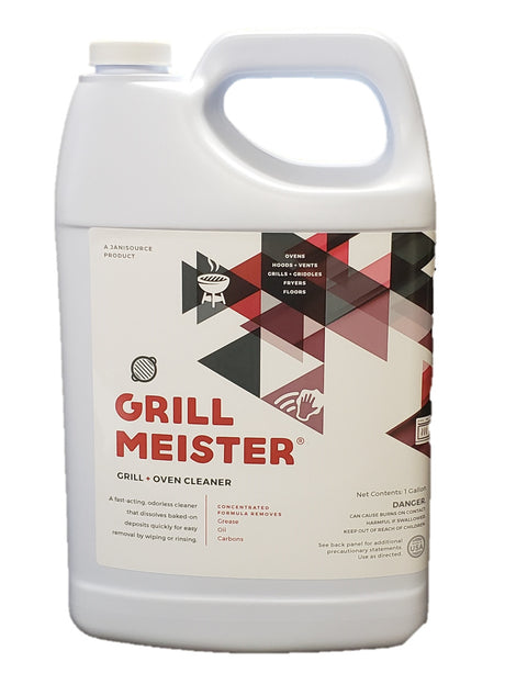 JaniSource GrillMeister Grill, Grate & Oven - Heavy Duty Cleaner/Degreaser, 1 Gallon (Each) 