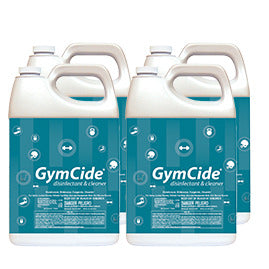 JaniSource GymCide Concentrate Athletic Equipment Disinfectant, Cleaner, & Deodorizer, Gallon (Case of 4) 