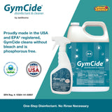 JaniSource GymCide Ready-To-Use Sport Disinfectant & Cleaner, Quart 