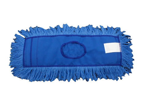 JaniSource JaniMop Twisted Dust Mop Head, Blue, 72" x 5" (1 Each) 
