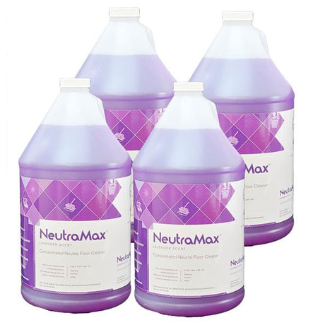 JaniSource Neutramax Lavender Scented Concentrated Neutral Floor Cleaner, 1 Gallon (Case of 4) 