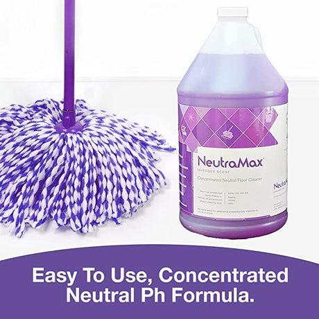 JaniSource Neutramax Lavender Scented Concentrated Neutral Floor Cleaner, 1 Gallon 