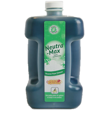 JaniSource NeutraMax Super Concentrate Neutral Floor Cleaner 1:256 for PRO FLO Dispensing System - 80 oz (Case of 2) 
