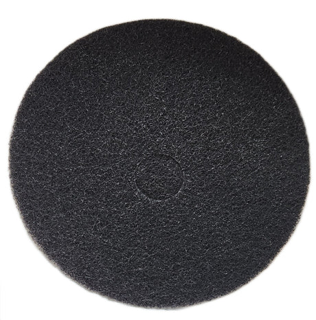 JaniSource RazorBlack Super Strip Floor Pad, Black, 20-Inch Dia (Case of 5) 