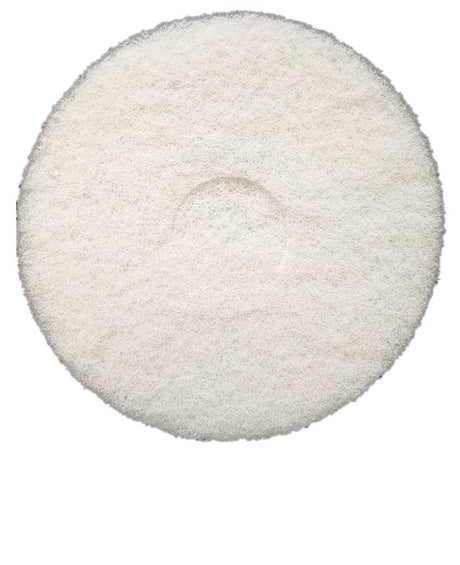  JaniSource Super High White Polishing Floor Pad, 12-Inch Dia (Case of 5) 